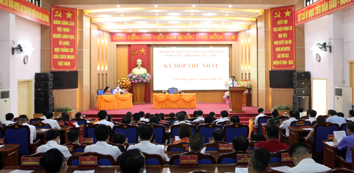 HĐND huyện Lâm Thao khóa XIX tổ chức kỳ họp thứ Nhất.